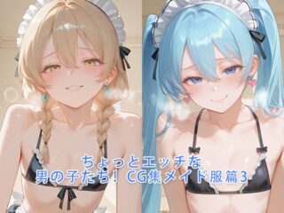 ちょっとエッチな男の子たち！CG集メイド服篇3